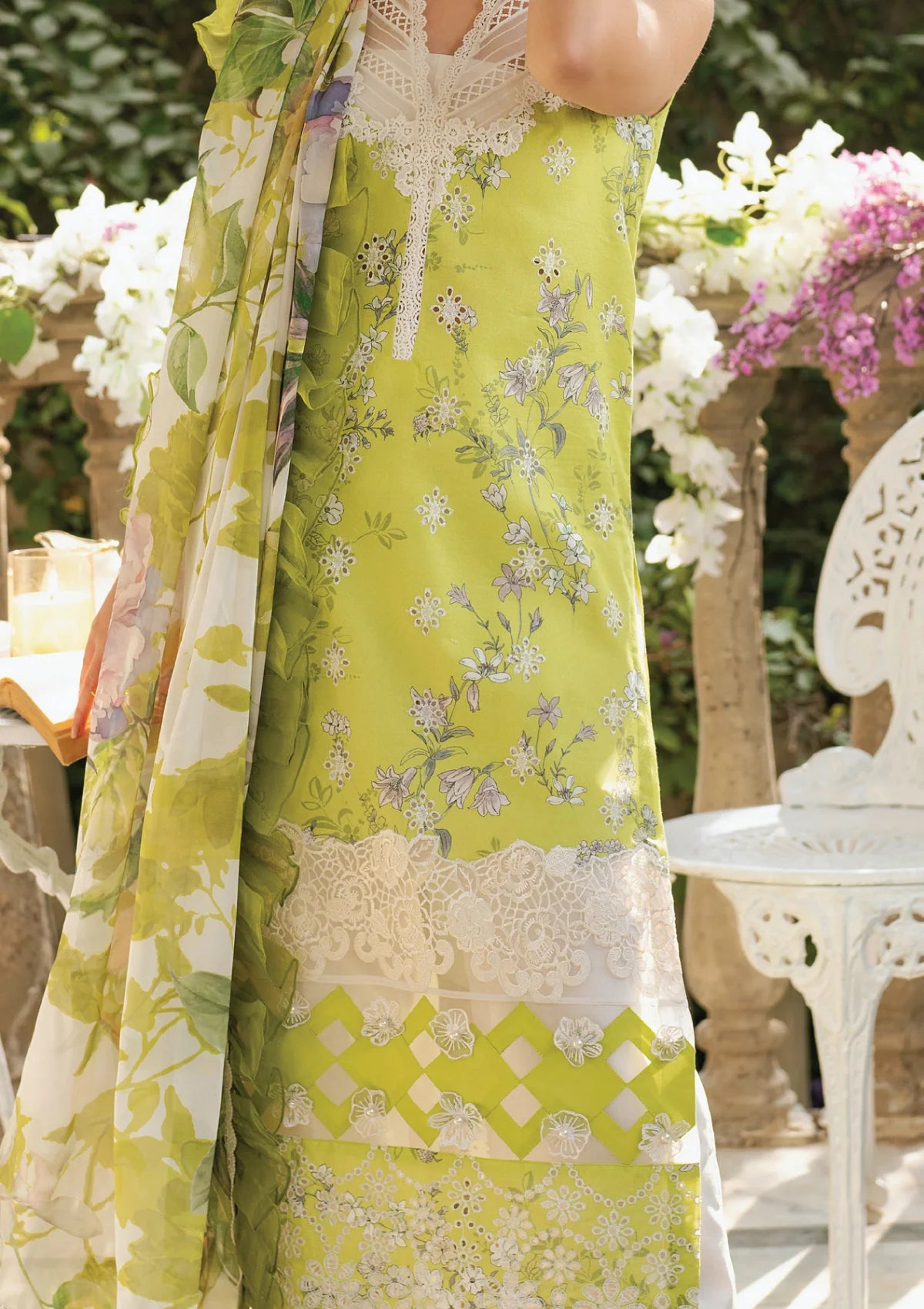 Lawn - Asifa & Nabeel - Gulkari 25 - GKL-03 - Lemonade DreamAsifa & Nabeel