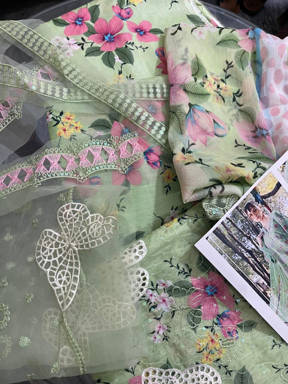 Maria B embroidered lawn suit from the 2026 MPrints Eid Collection