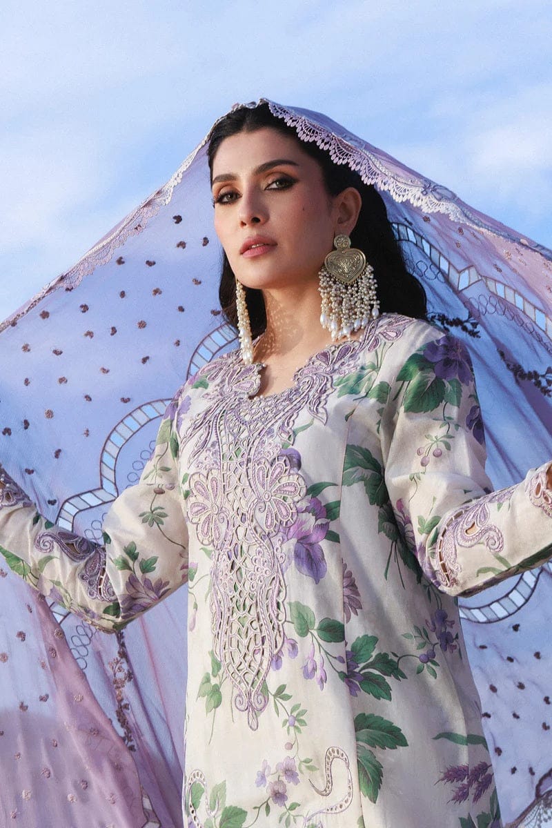 NUREH Amaris -231 luxury lawn embroidery 3 piece unstitched