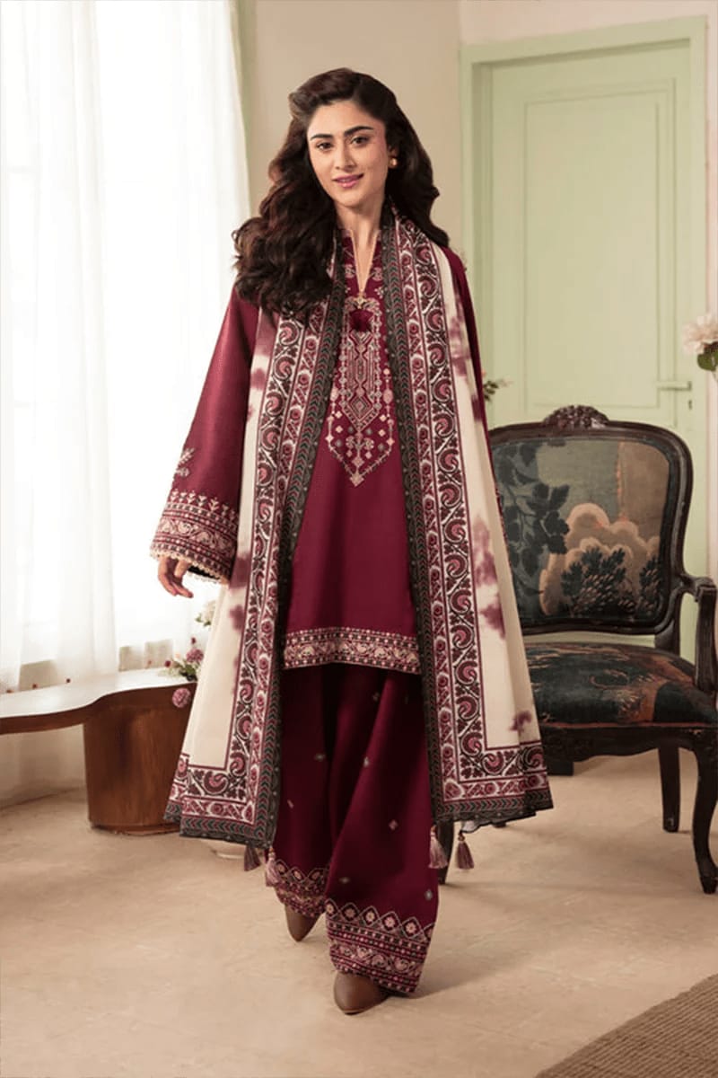 Maya 3Pcs Embroidered Luxury Lawn Collection 2026