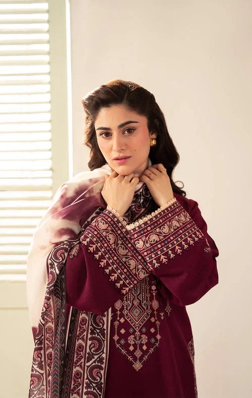 Maya 3Pcs Embroidered Luxury Lawn Collection 2026