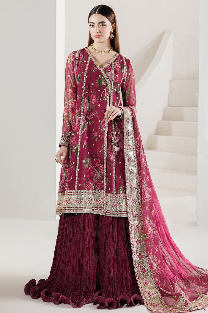 Farasha Fiorella Embroidered Lawn Unstitched 3Pc Suit