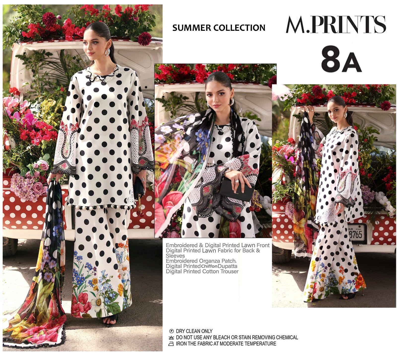Maria B White Printed Lawn Collection