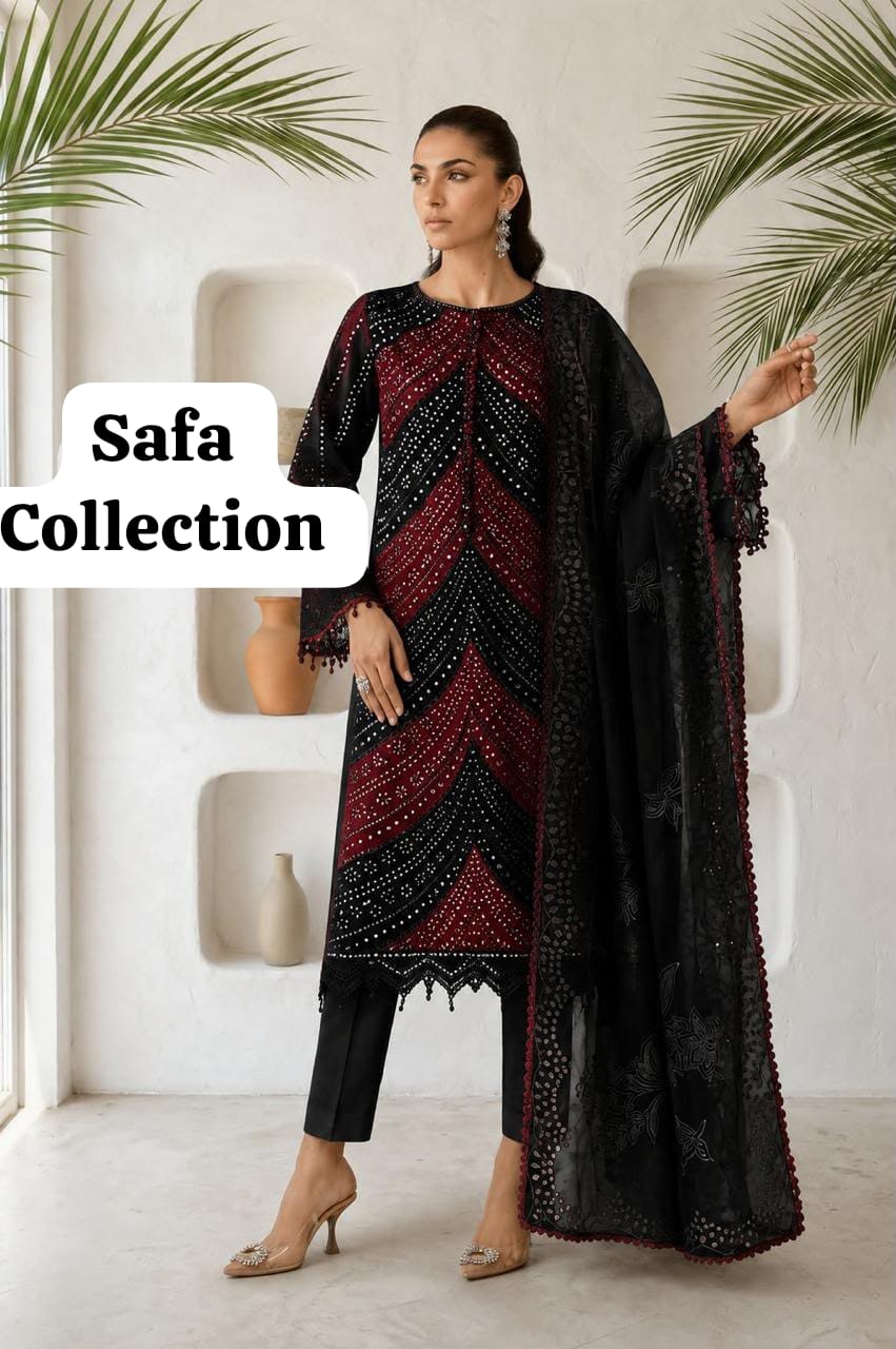 Maria B By Hajra Eman Embroidered Lawn 3pc | HEL 39