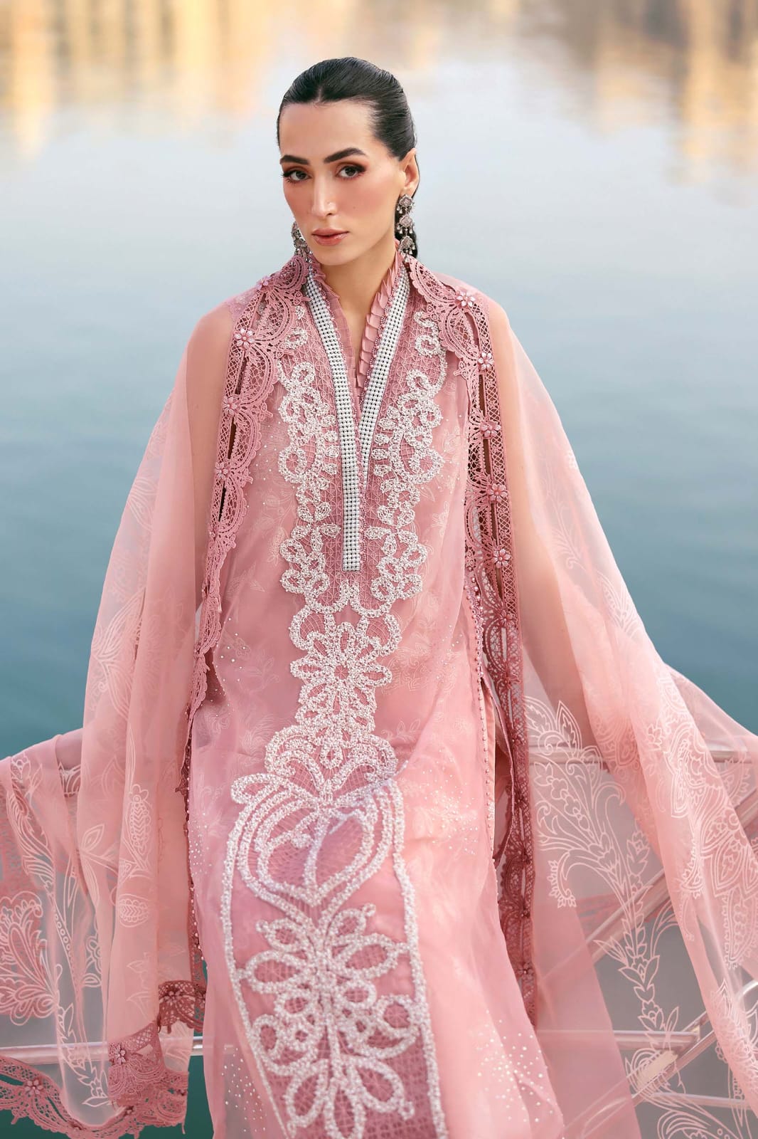 3 Piece Unstitched Embroidered lawn article