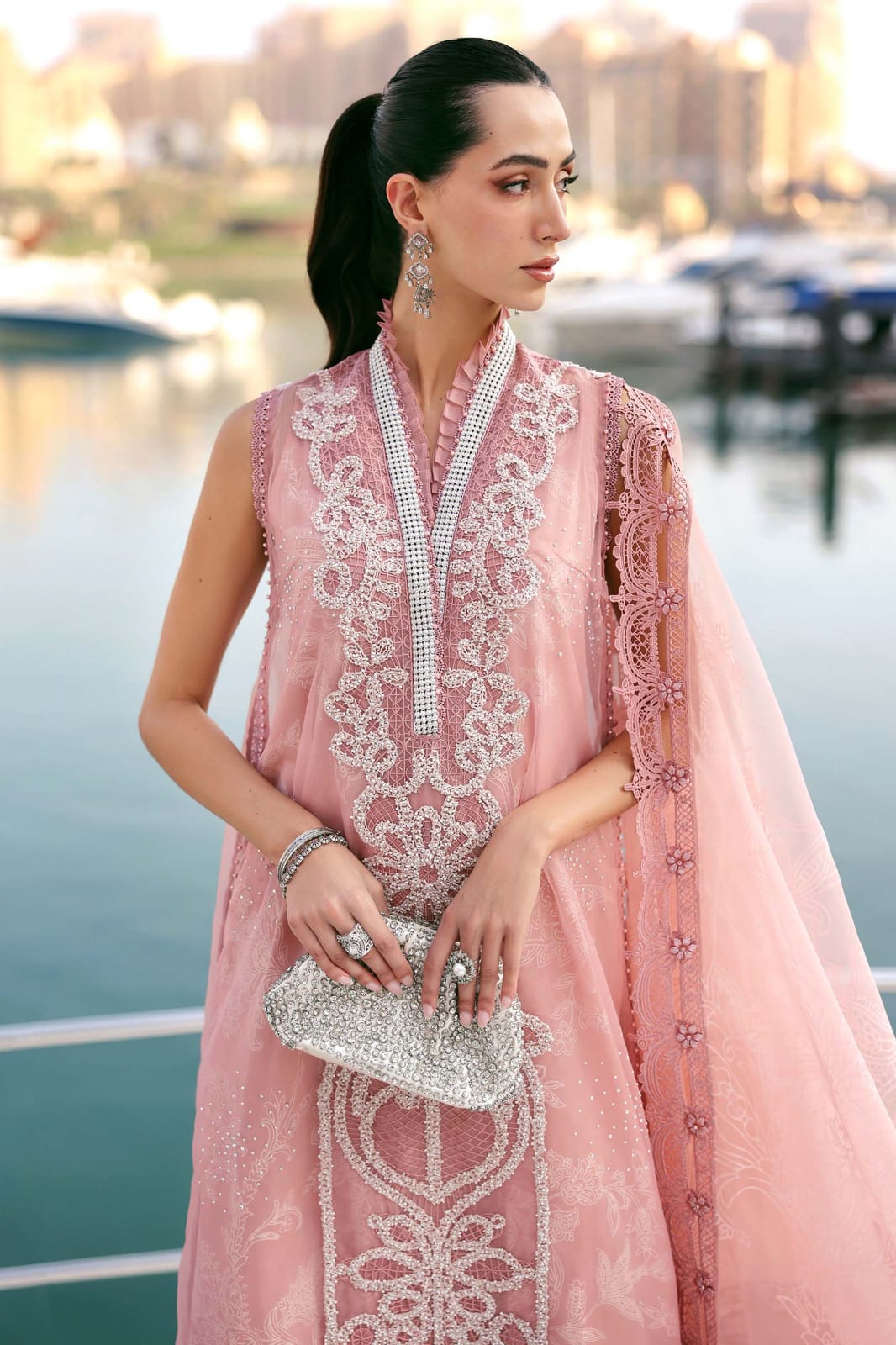 3 Piece Unstitched Embroidered lawn article
