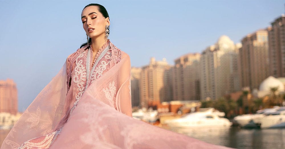 3 Piece Unstitched Embroidered lawn article
