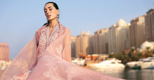 3 Piece Unstitched Embroidered lawn article
